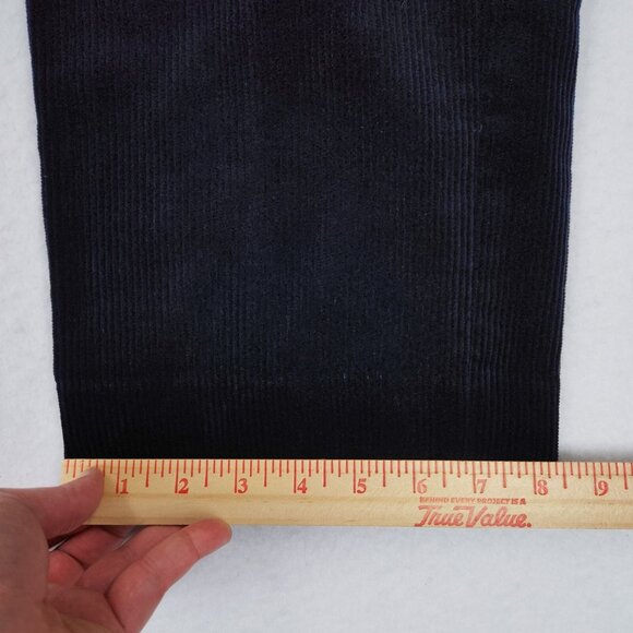 Orvis Pants Mens 34X29 Navy Blue Corduroy Straight Leg Flat Front Brisbane Moss - Picture 7 of 13
